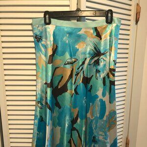 Skirt, watercolor pattern (Banana Republic, size 10)